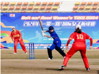 “一带一路”国际女子板球赛杭州开赛 中国队首战告捷